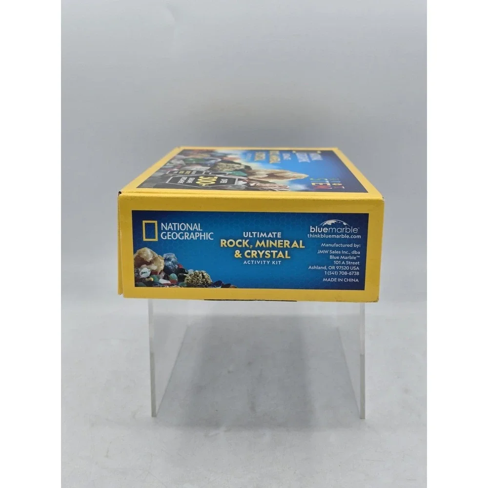 NATIONAL GEOGRAPHIC Rock Collection Box For Kids‎ 300 Piece Gemstones - OPEN BOX